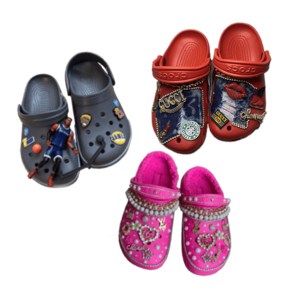 Custom GG Croc Slides – Above All Accessories