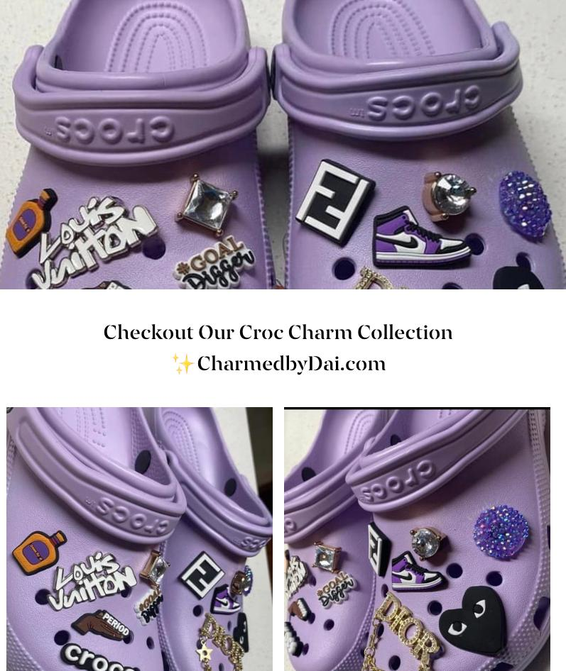 50 PCS Croc Charms for Women, Shoe Charms for Croc Clog Sandals, Designer Croc  Charms for Girls Women, Shoe Decoration Party Gifts 50PCS